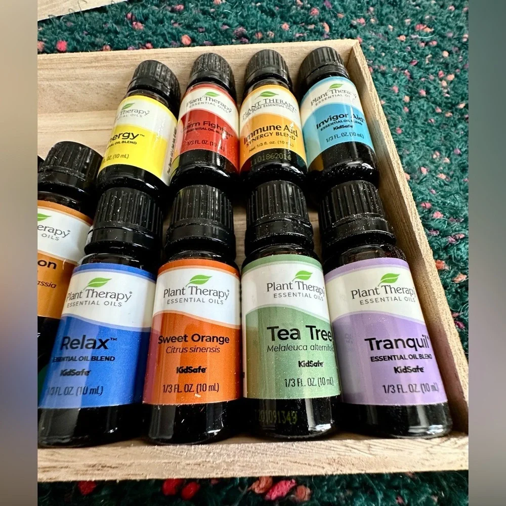 Plant Therapy NWT 7 & 7 Essential Oils Set (2 missing)